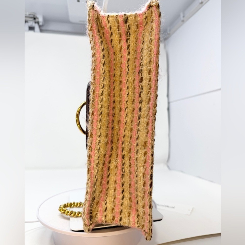Marc Jacobs Vintage 2011 Runway Jeannie Jewel Applique Tweed Clutch Bag - Picture 13 of 14